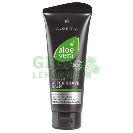 fotografia upokojujúceho krému po holení s aloe vera