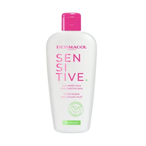 Ukážka aplikácie Dermacol Sensitive Čistiace pleťové mlieko na tampóne