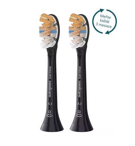 Detailná fotografia rôznych nadstavcov sonickej čistiacej kefky