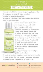 Porovnanie pokožky s jazvou pred a po aplikácii ricínového oleja.