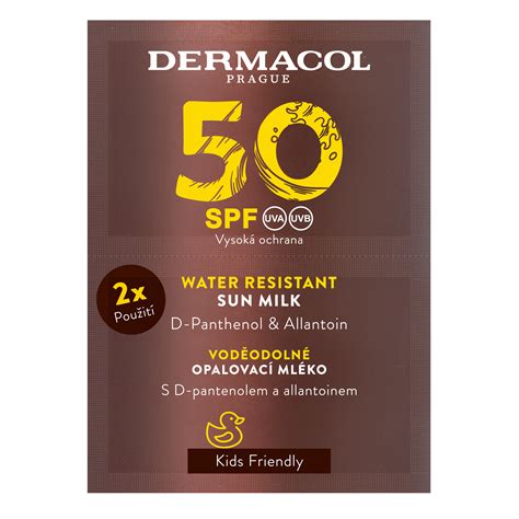 Obal opaľovacieho mlieka Dermacol s SPF 50