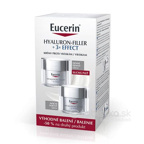 Informatívna schéma s produktami Eucerin pre suchú pleť