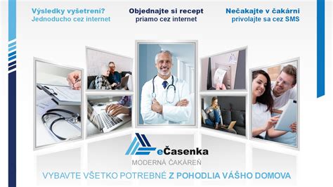 Fotografia lekára pracujúceho so systémom eČasenka