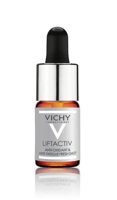 Infografika s výsledkami testovania Vichy Liftactiv Fresh Shot