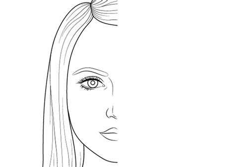 Ilustrácia aplikácie chemického roztoku na tvár