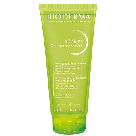dizajnér: obrázok balenia produktu Bioderma Sébium Gel Moussant Actif