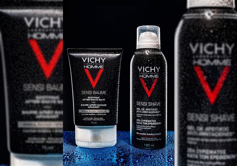 Fotografia darčekovej sady Vichy Homme so sprchovým gélom a pleťovou starostlivosťou