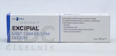 obrázok balenia lieku Excipial masť s mandľovým olejom