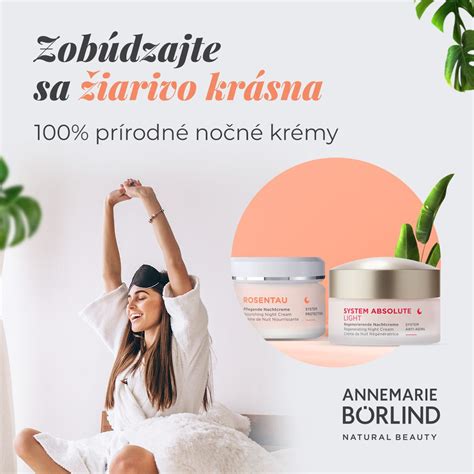 Produktové fotografie nočných krémov Annemarie Börlind