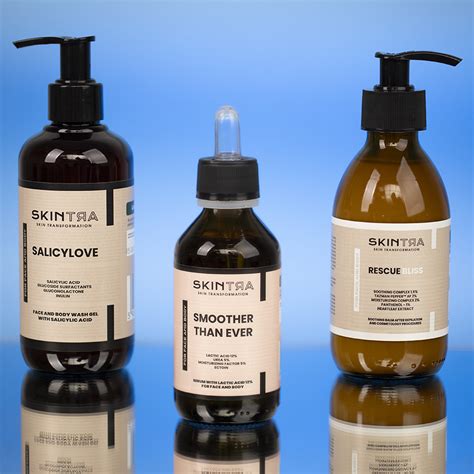 Koláž rôznych produktov starostlivosti o pleť a telo