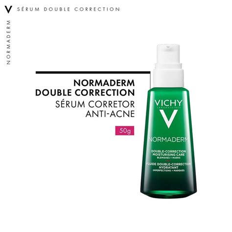 koláž fotografií používateľov pred a po použití produktov Vichy Normaderm